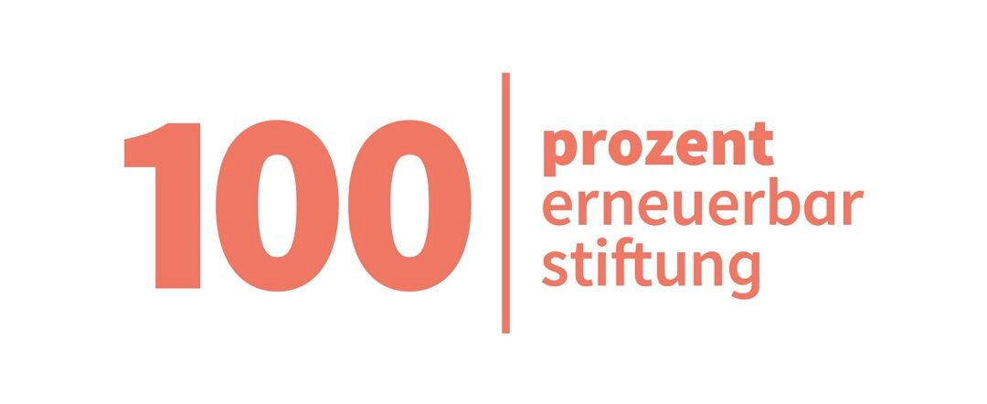 Logo 100 prozent erneuerbar stiftung
